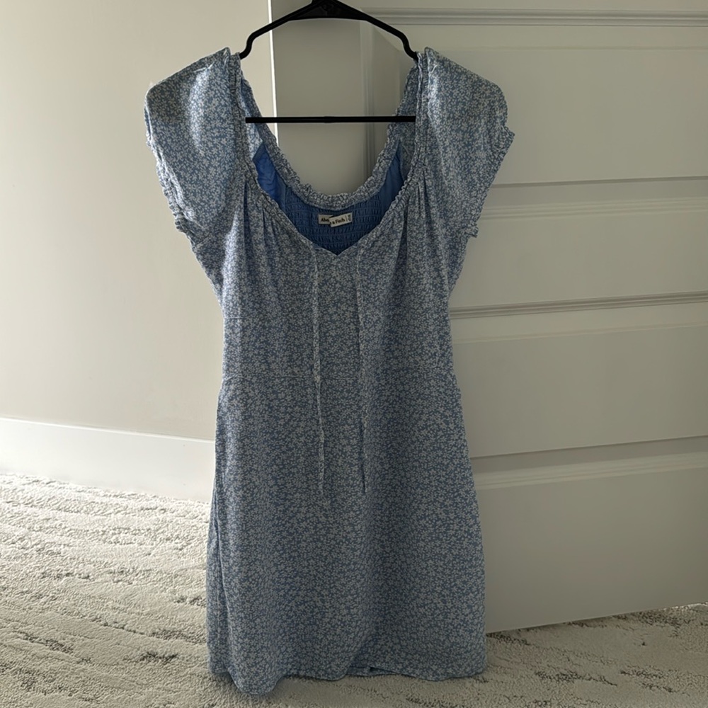 Abercrombie & Fitch Blue Floral Mini Dress